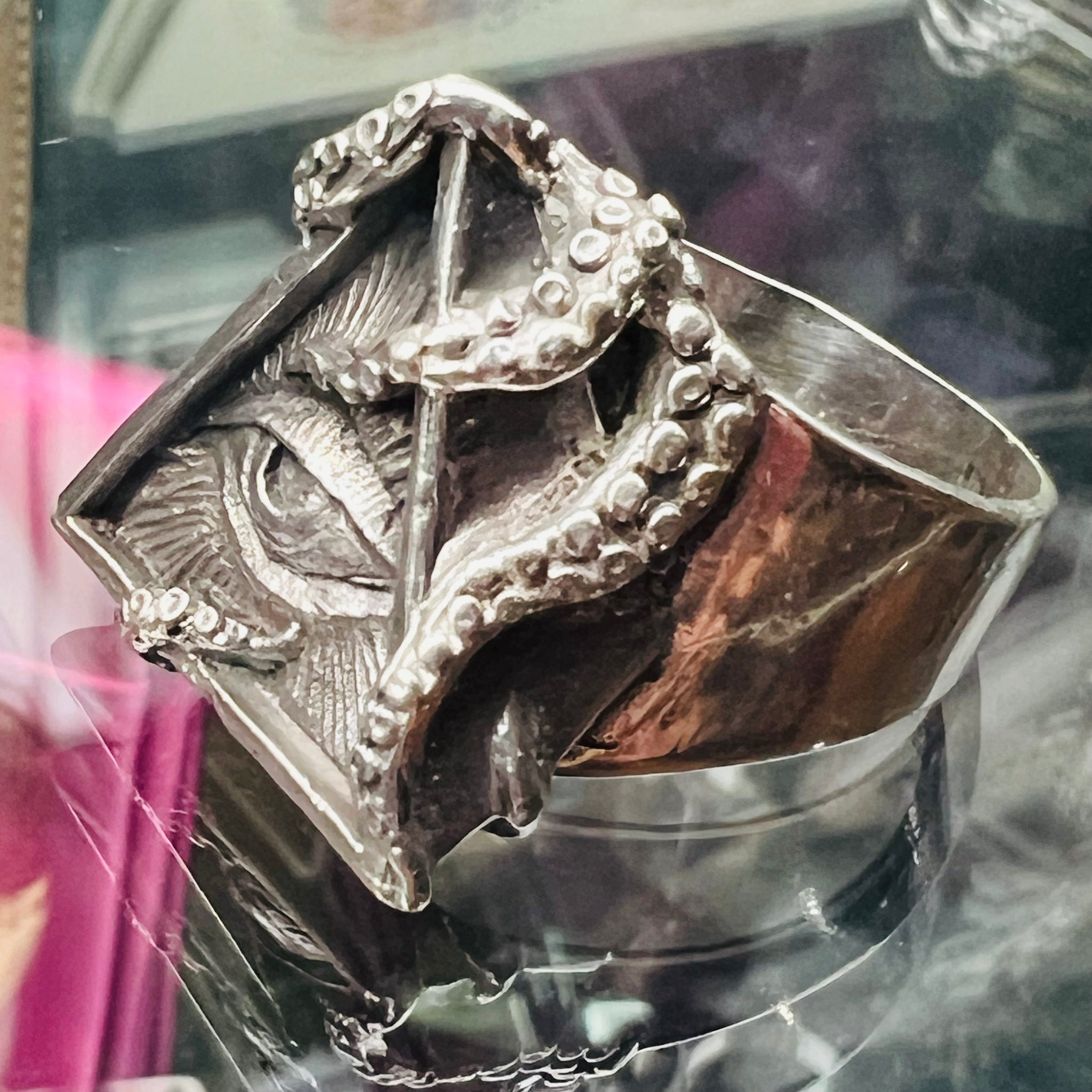 925 Sterling Silver Illuminati Ring
