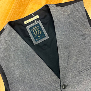 Waistcoat Blue/White Fleck 40R