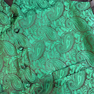 Emerald & Green Waistcoat & Tie & Pocket Square