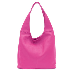 Leather Shoulder Hobo Bag