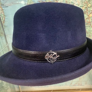 Philip Midnight Blue Fur Felt Trilby