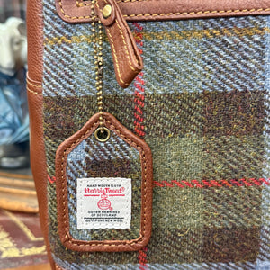 The Alice Ruck Sack Leather & Harris Tweed Bag