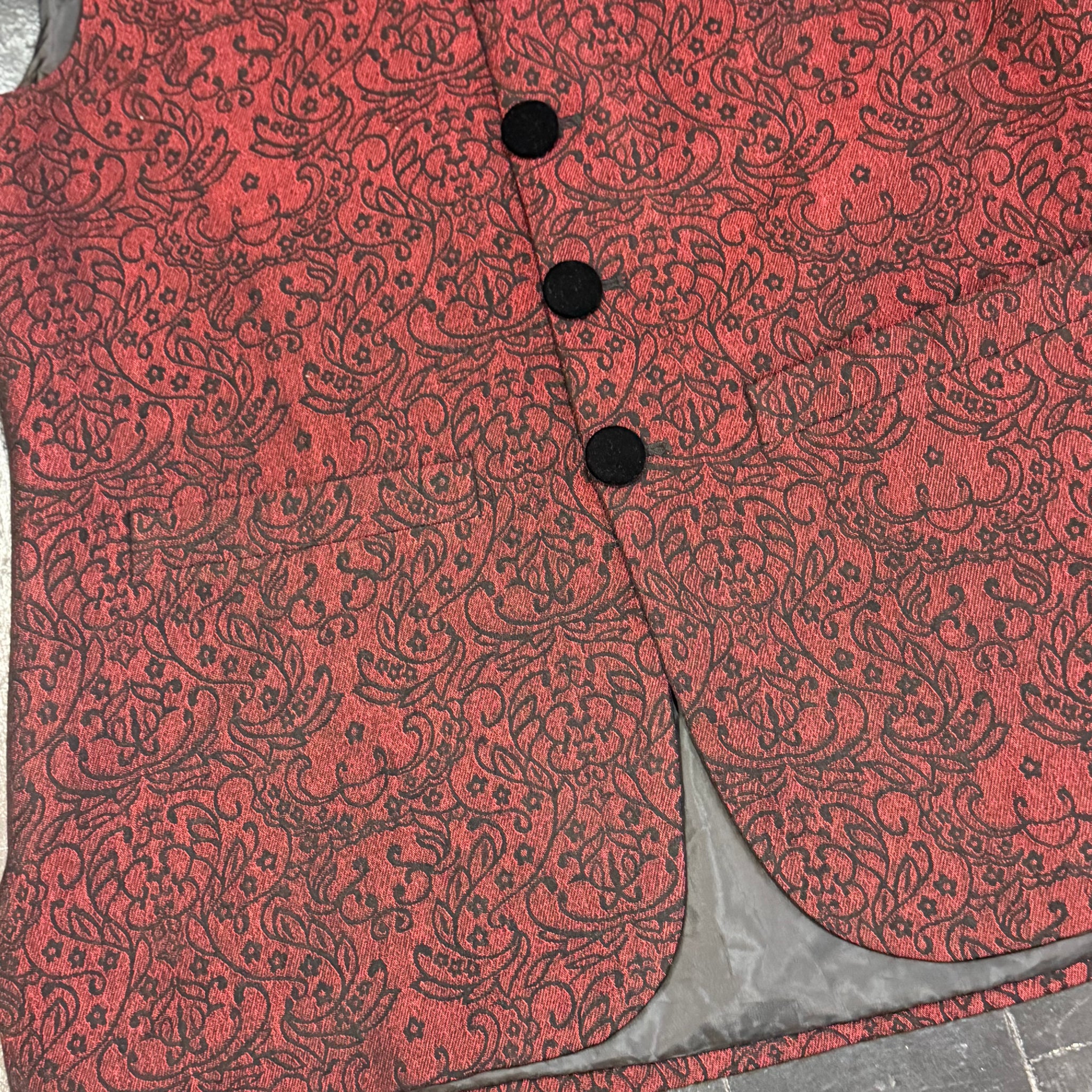 Handmade Mandarin Collar Waistcoat