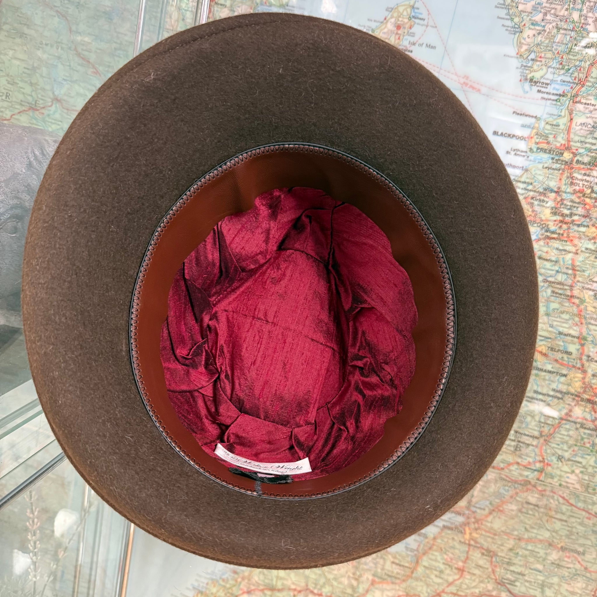 Philip Brown Fur Felt Trilby Hat