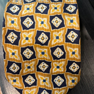 Silk Tie by Benjamin James Gold/Black