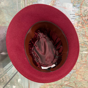 Philip Wine Fur Felt Trilby Hat
