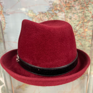 Philip Wine Fur Felt Trilby Hat