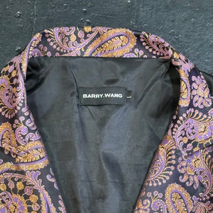 Waistcoat - Lilac Black Gold