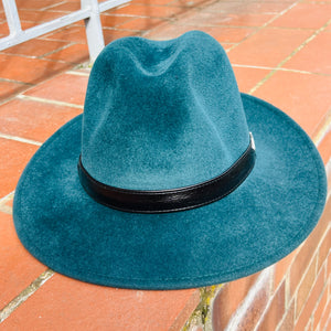 Christie’s Fur Felt Fedora - Teal