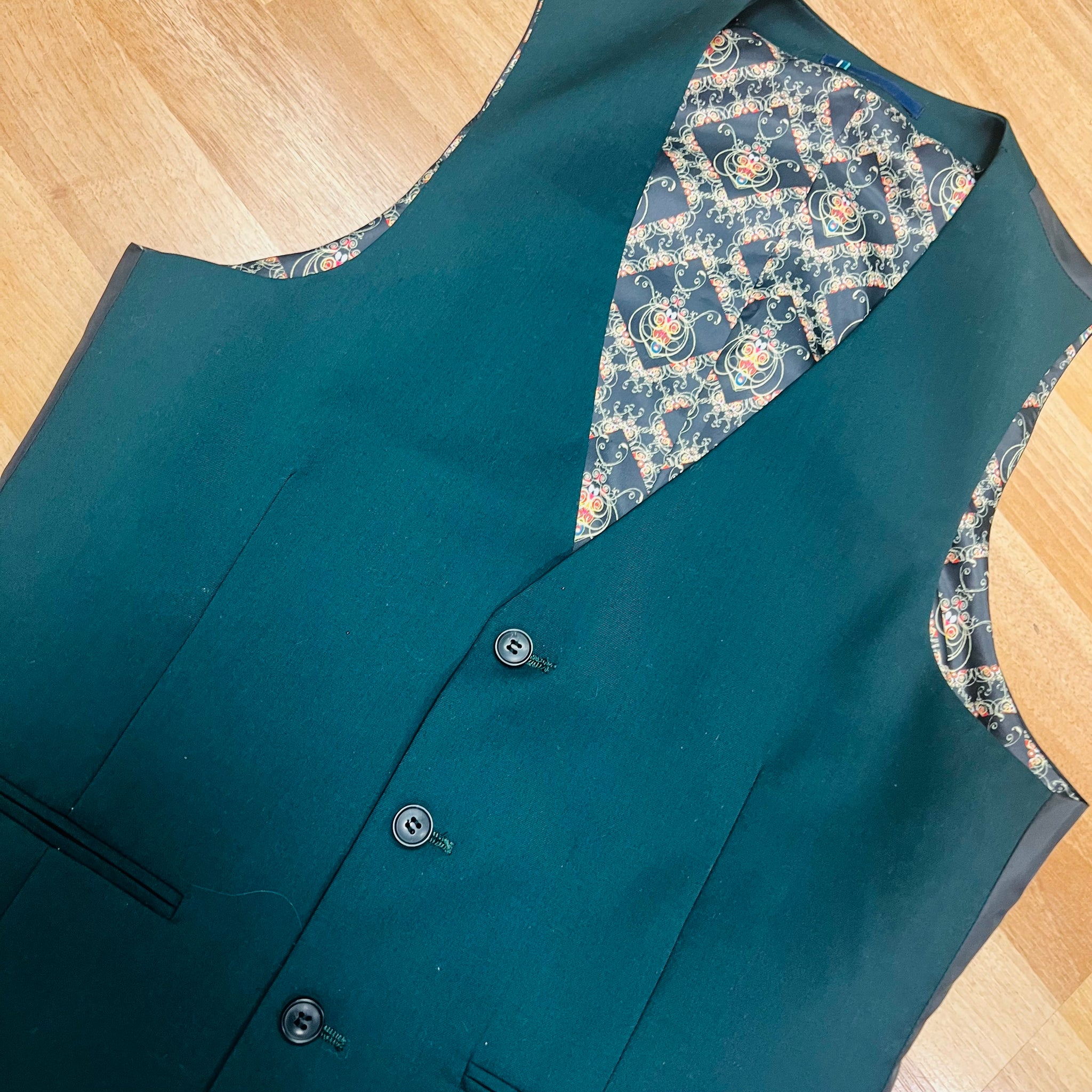 Dark Green Waistcoat by Harry Brown (36R)