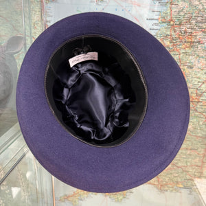 Philip Midnight Blue Fur Felt Trilby