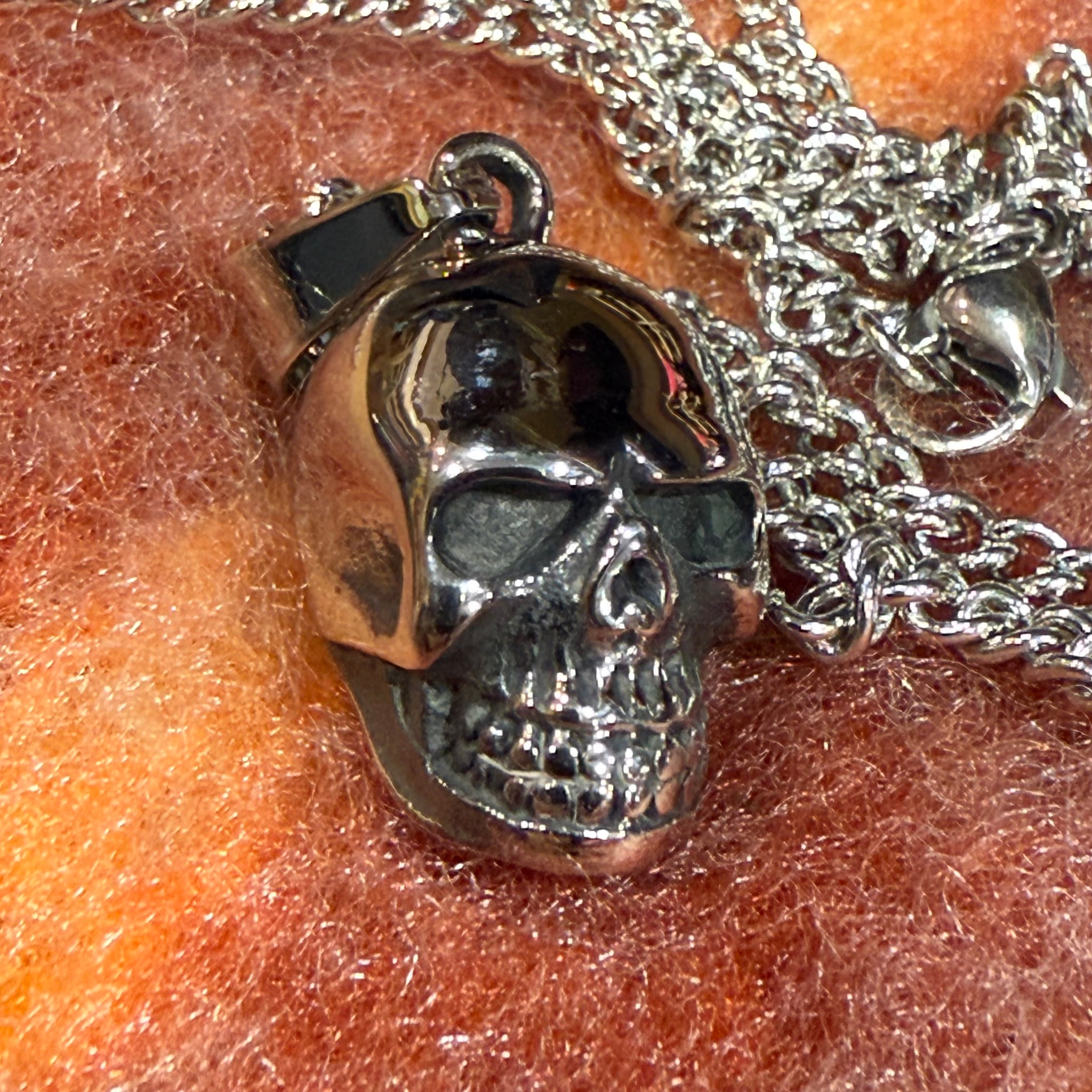 Miniature Skull Pendant On Chain
