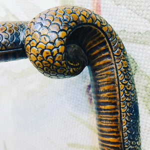 Snake Head Topped Walking Cane