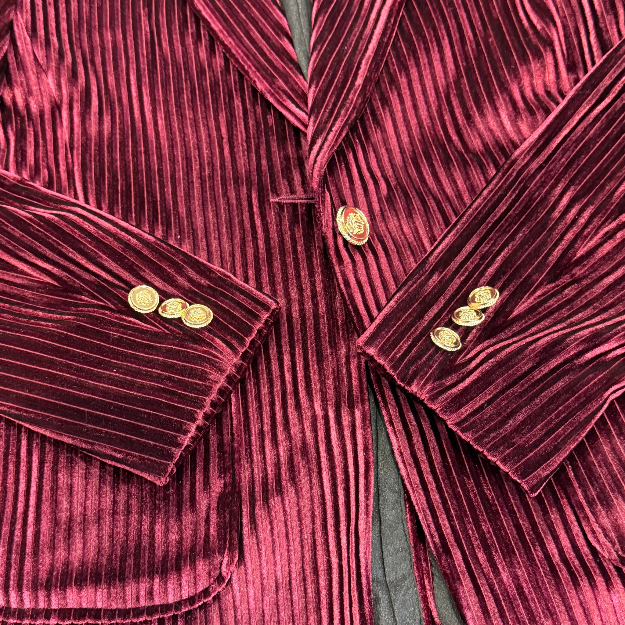 Burgundy Cord Jacket (Small)