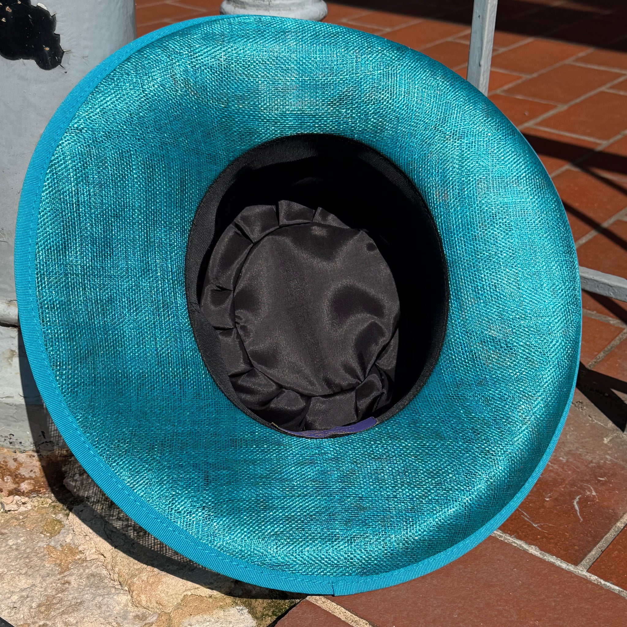 Jessica Turquoise Special Occasion Hat