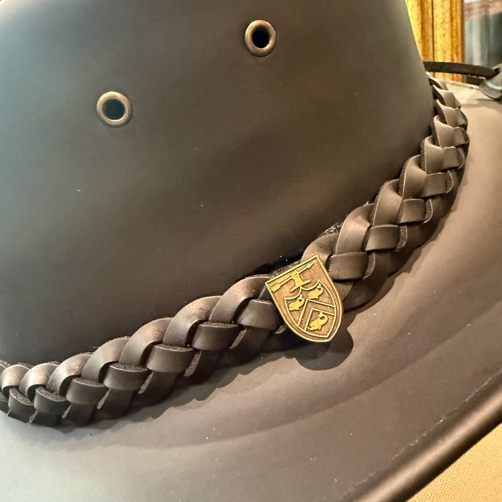 Eastwood Leather Cowboy Fedora Hat BLACK