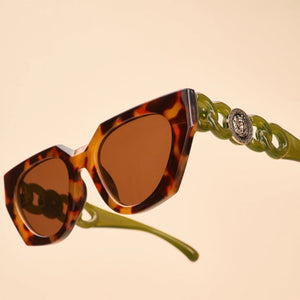 Zelia Ltd Edition Olive/Tortoiseshell Sunglasses