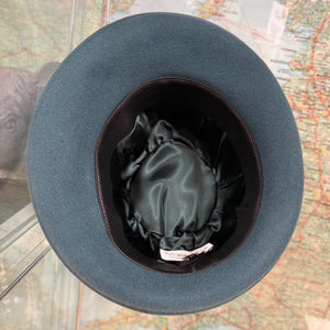 Philip Dark Teal Fur Felt Trilby Hat