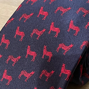Zebra Silk Tie by  New & Lingwood