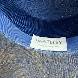 Wide Brim Blue Sinamay Zarah Hat