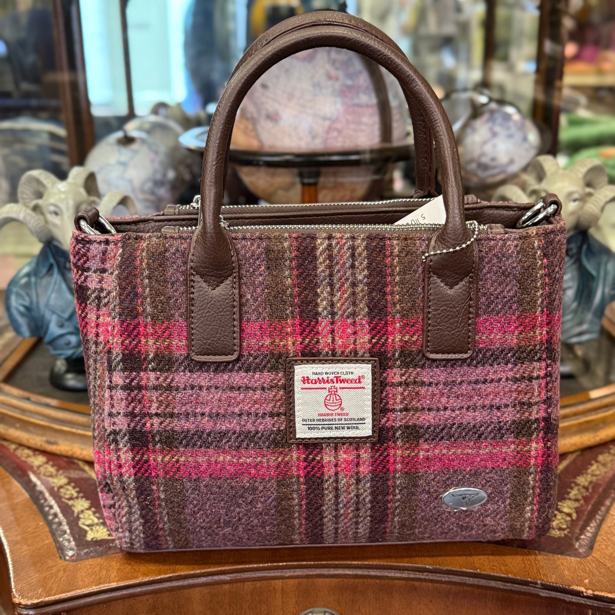 Harris Tweed Small Tote Bag Brora