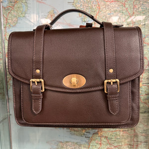 Francheska All Leather Satchel Bag