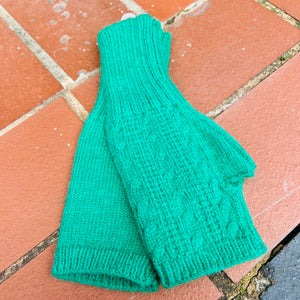 Maggie Wool Knitted Wrist Warmers