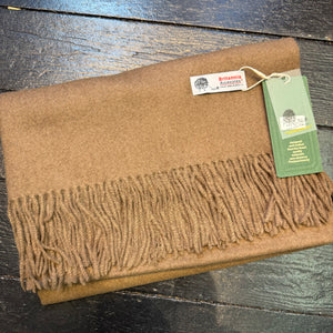 Plain Luxurious Pashmina Tia Fringed Scarf