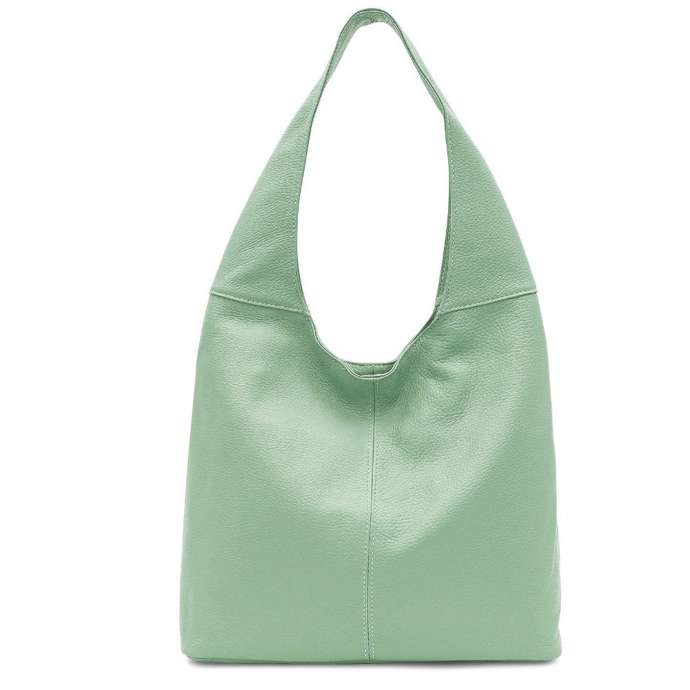 Leather Shoulder Hobo Bag