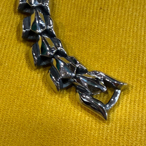 Polished Steel Bracelet - Flexi Dragon