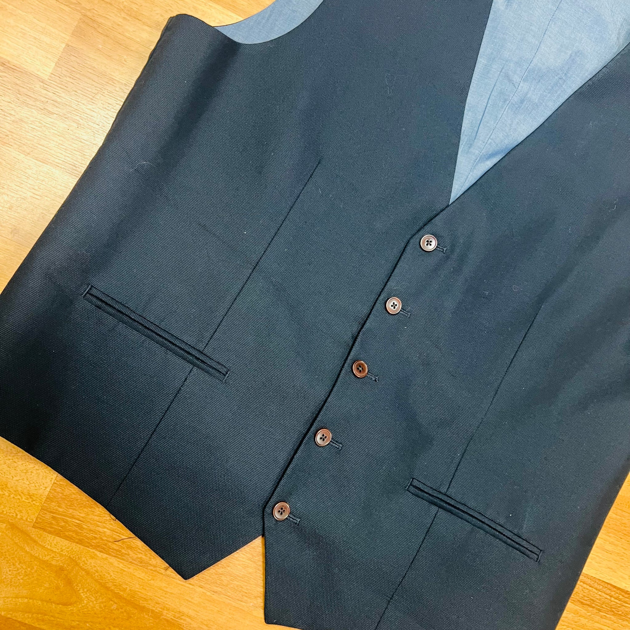 Navy Blue Waistcoat (46R)