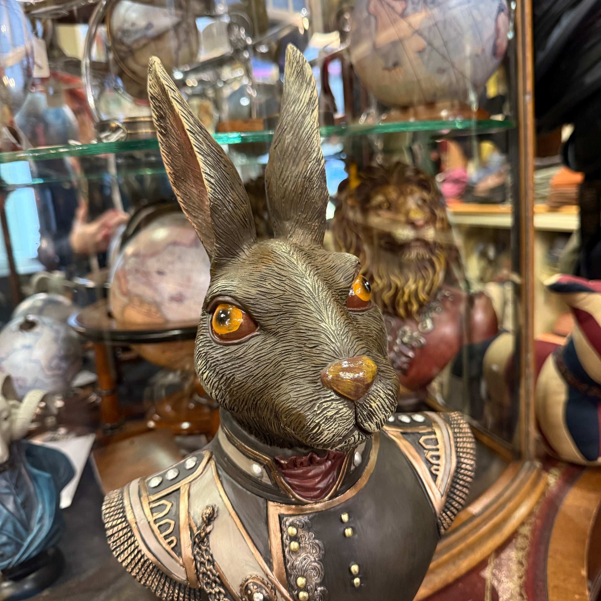 Bust of Uniformed Hare