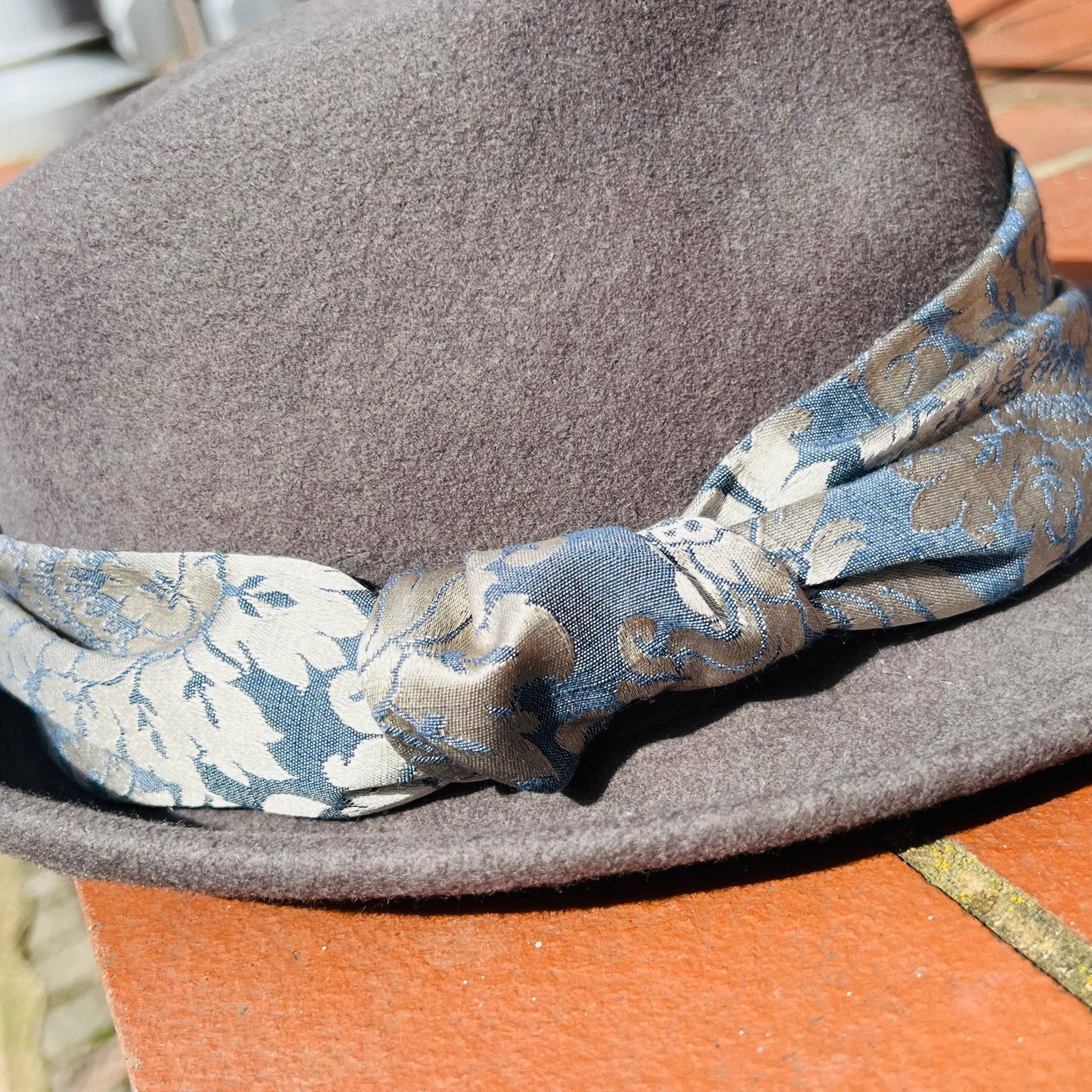 Unique Wool Trilby with customised band