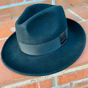 Benson Fedora Hat With Wide Band