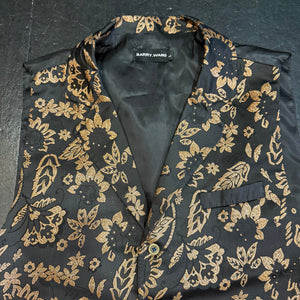Waistcoat - Black and Rose Gold (L)