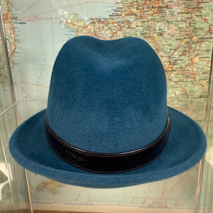 Dark Teal Fur Felt Ian Trilby Hat