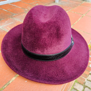 Mulberry Fur Felt Christie’s Fedora Hat