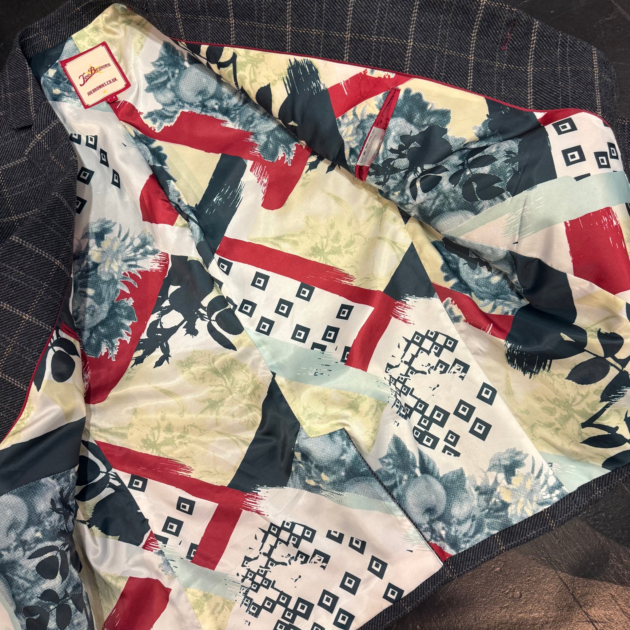 Gents Jacket Windowpane Check (48R)