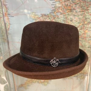 Philip Brown Fur Felt Trilby Hat