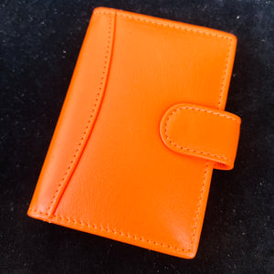 Genuine Marina Leather Mini Credit Card Holder