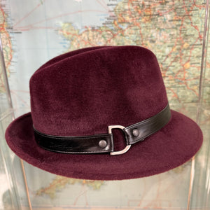 Blueberry Fur Felt Ian Trilby Hat