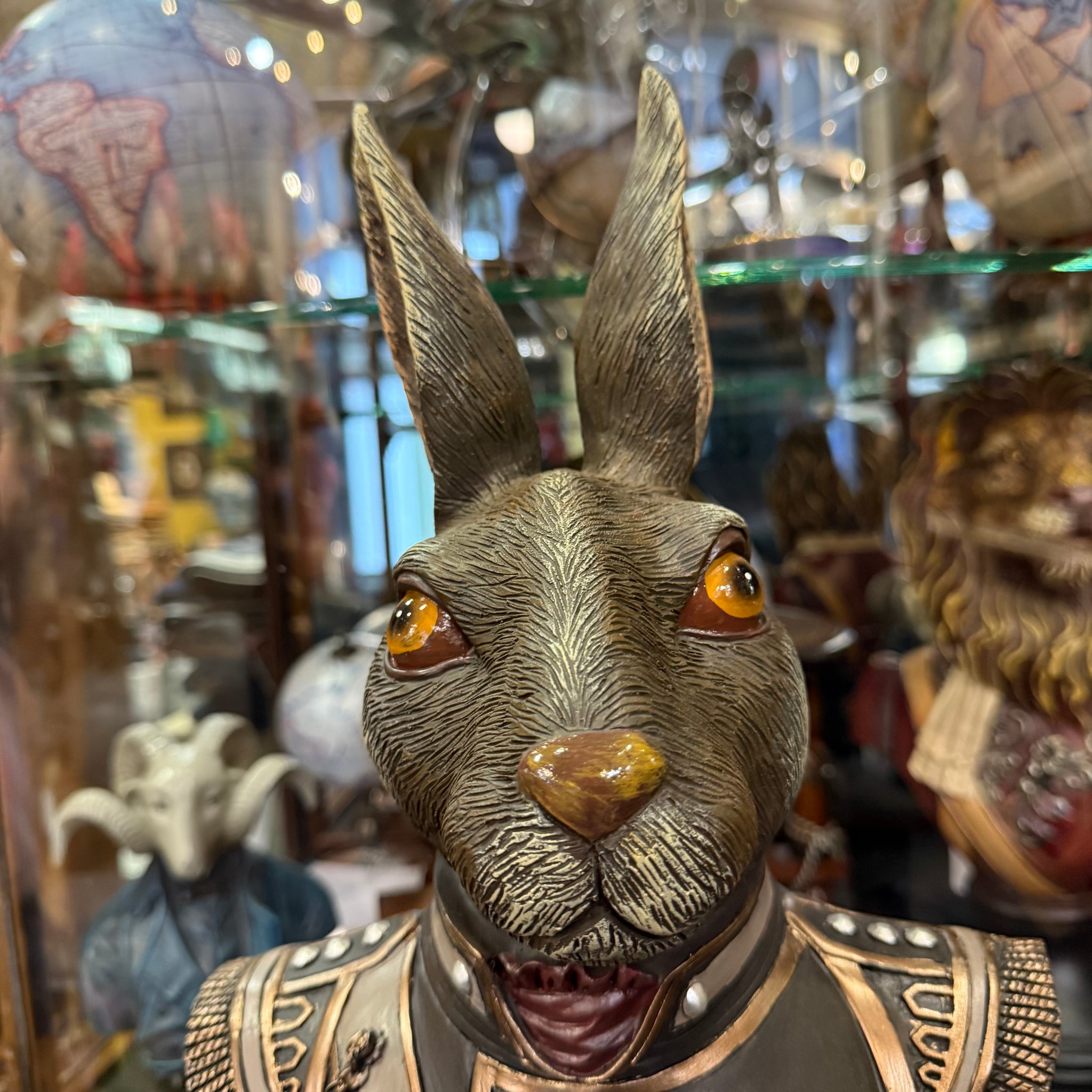 Bust of Uniformed Hare