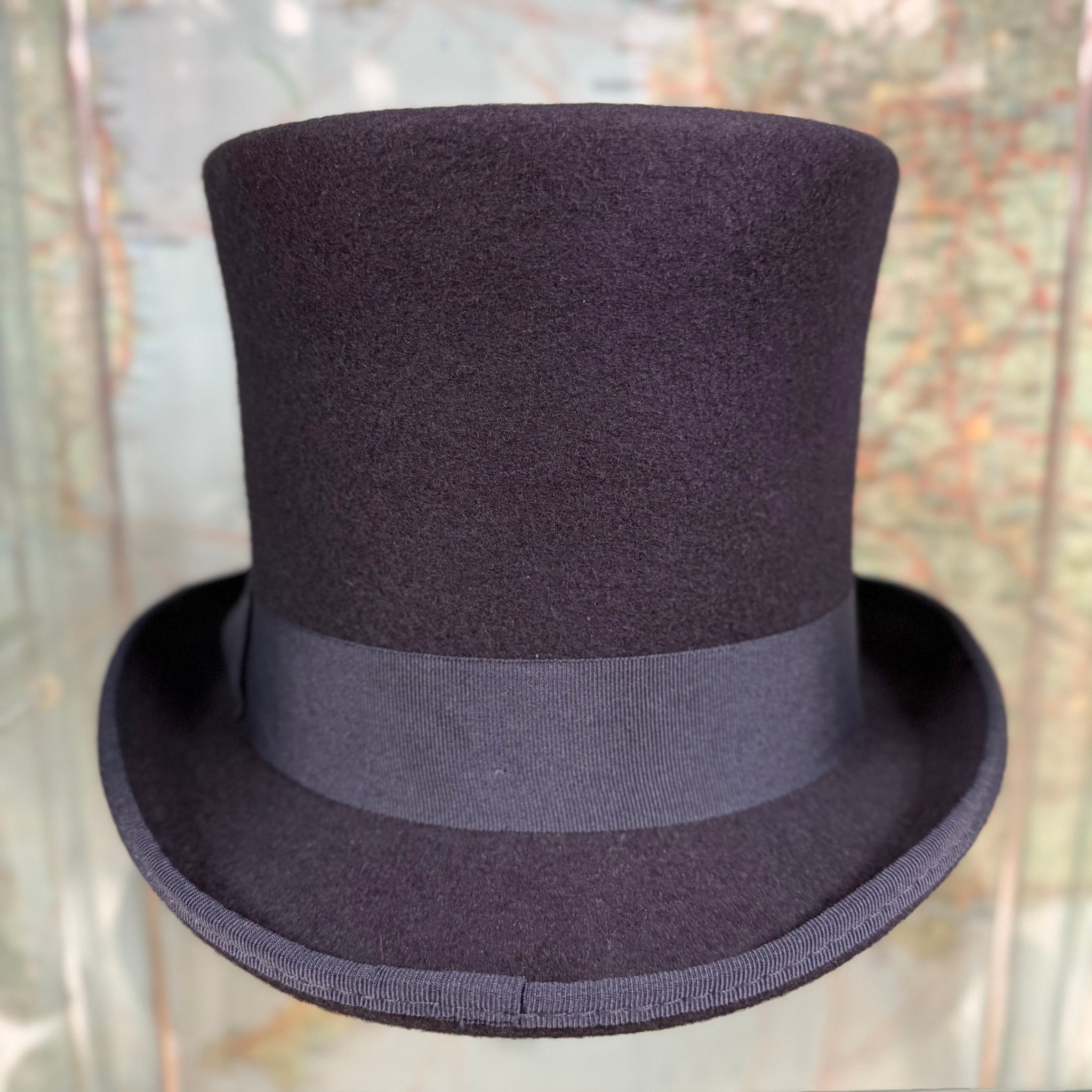 Merlin Midnight Blue Wool Top Hat