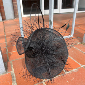 Lily Sinamay Fascinator