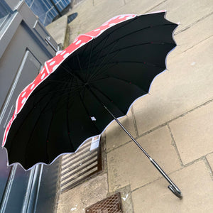 Boutique Retro Spotty Pagoda Umbrella