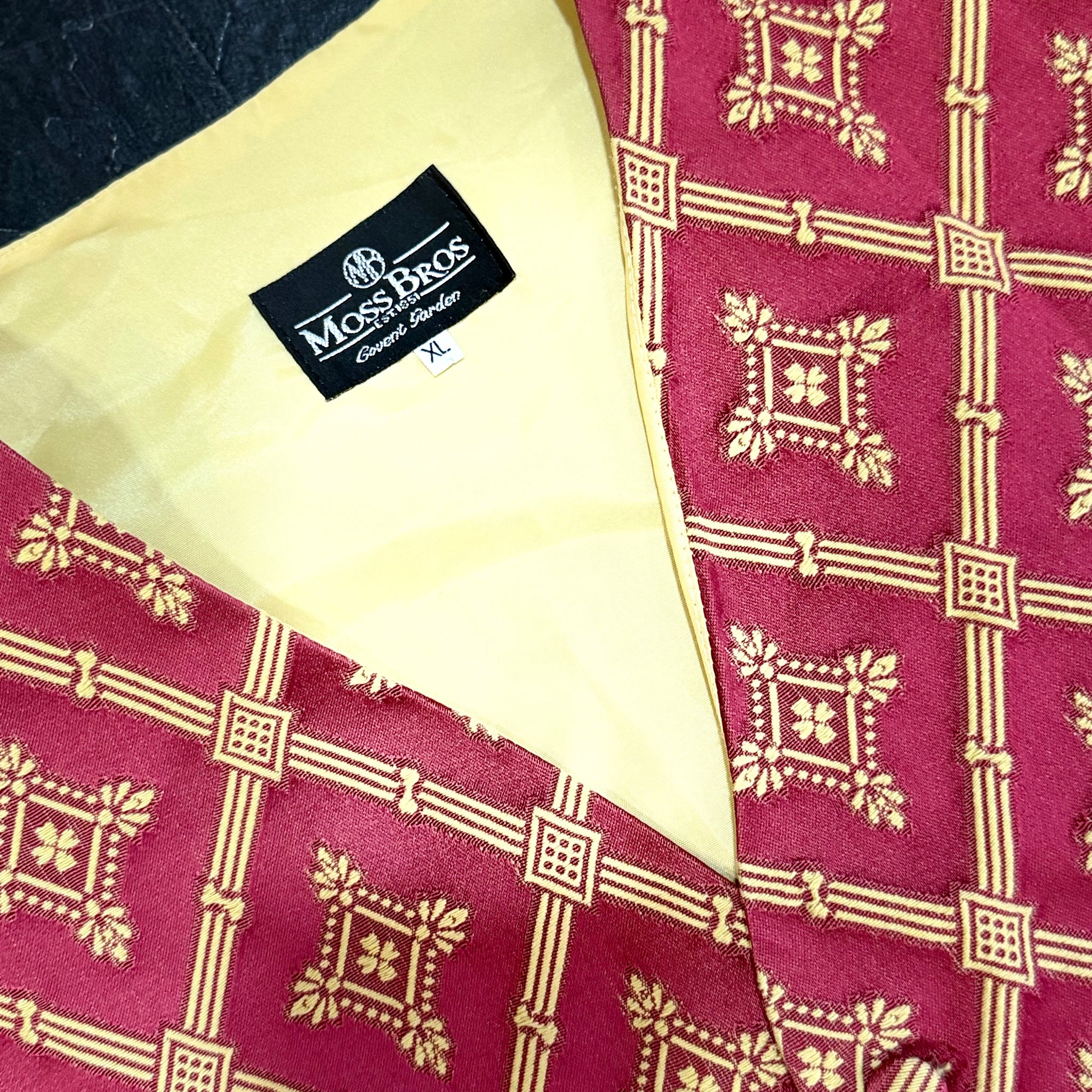 Terracotta and ochre Waistcoat XL