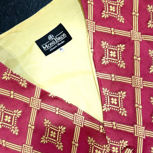 Terracotta and ochre Waistcoat XL