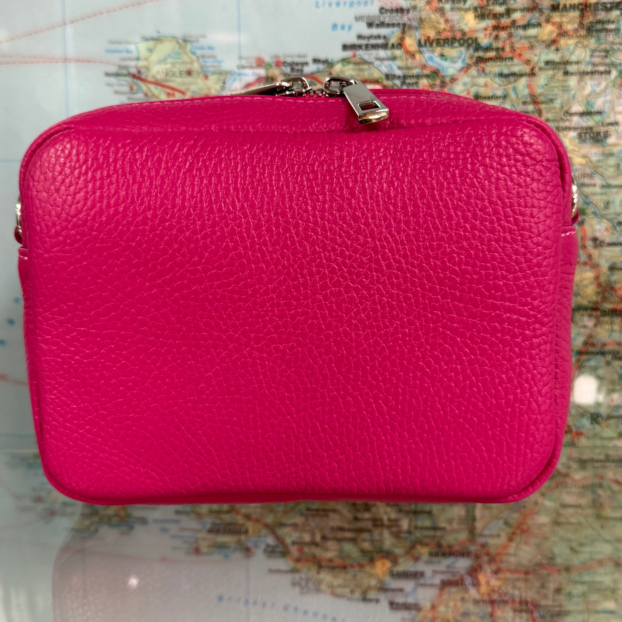 Libby Leather Front Pocket Crossbody Bag