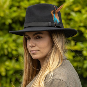 Ranger Style Wool Fedora Hat