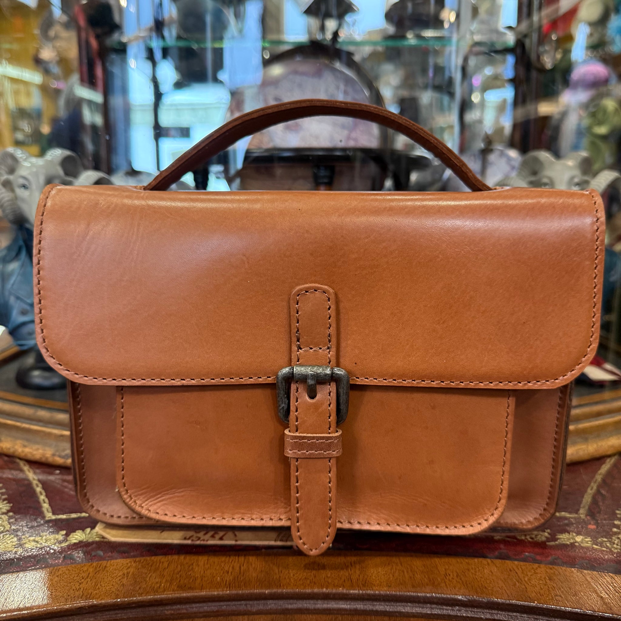 Diana Medium Leather Satchel Bag